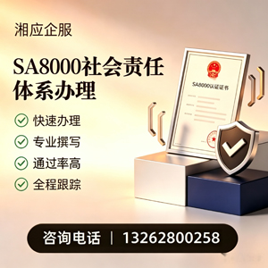 马鞍山SA8000社会责任体系认证服务